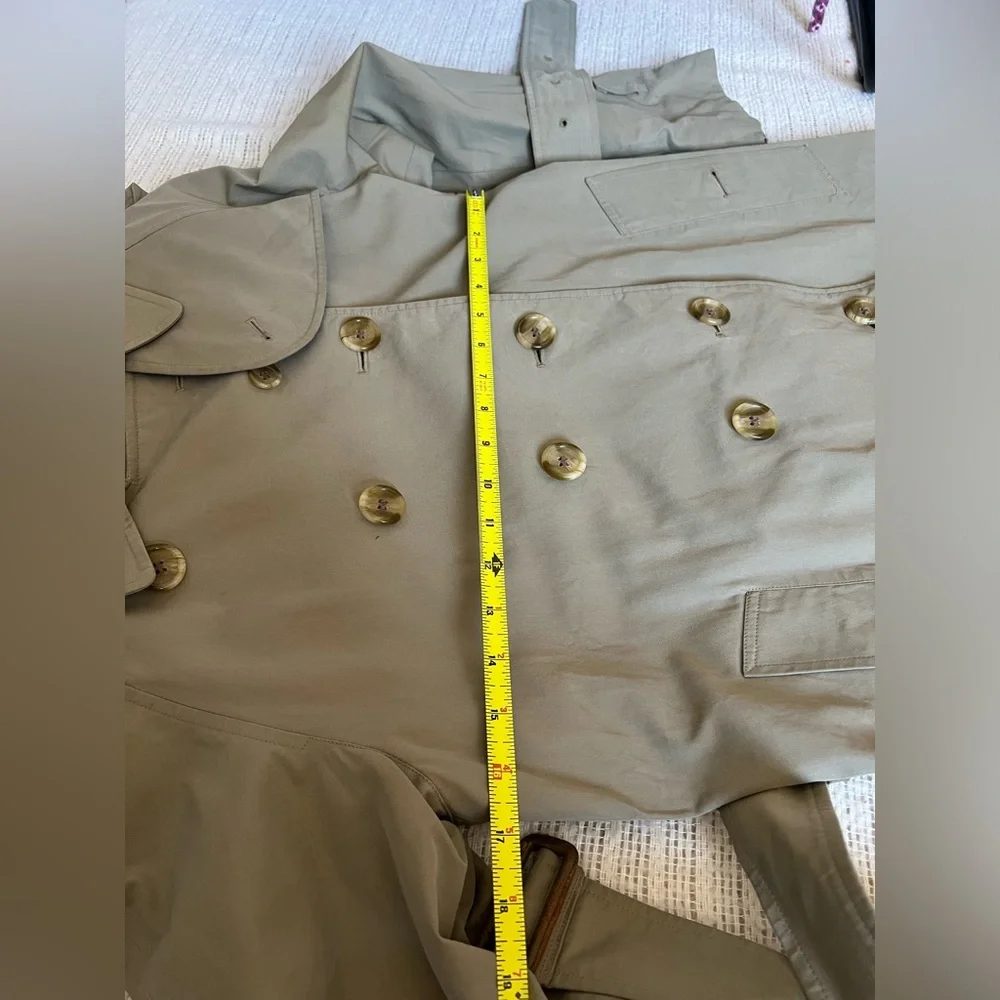 Classic Tan Trench Coat Burberry USA  small 6 - Picture 3 of 15